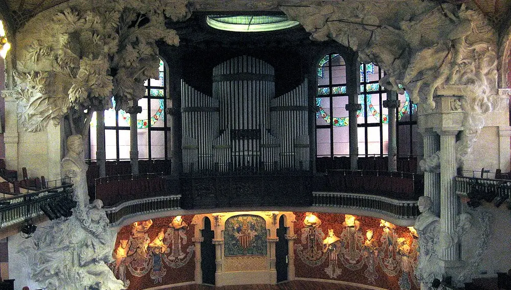 Interior del Palau de la Música Catalana Interior del Palau de la Música Catalana