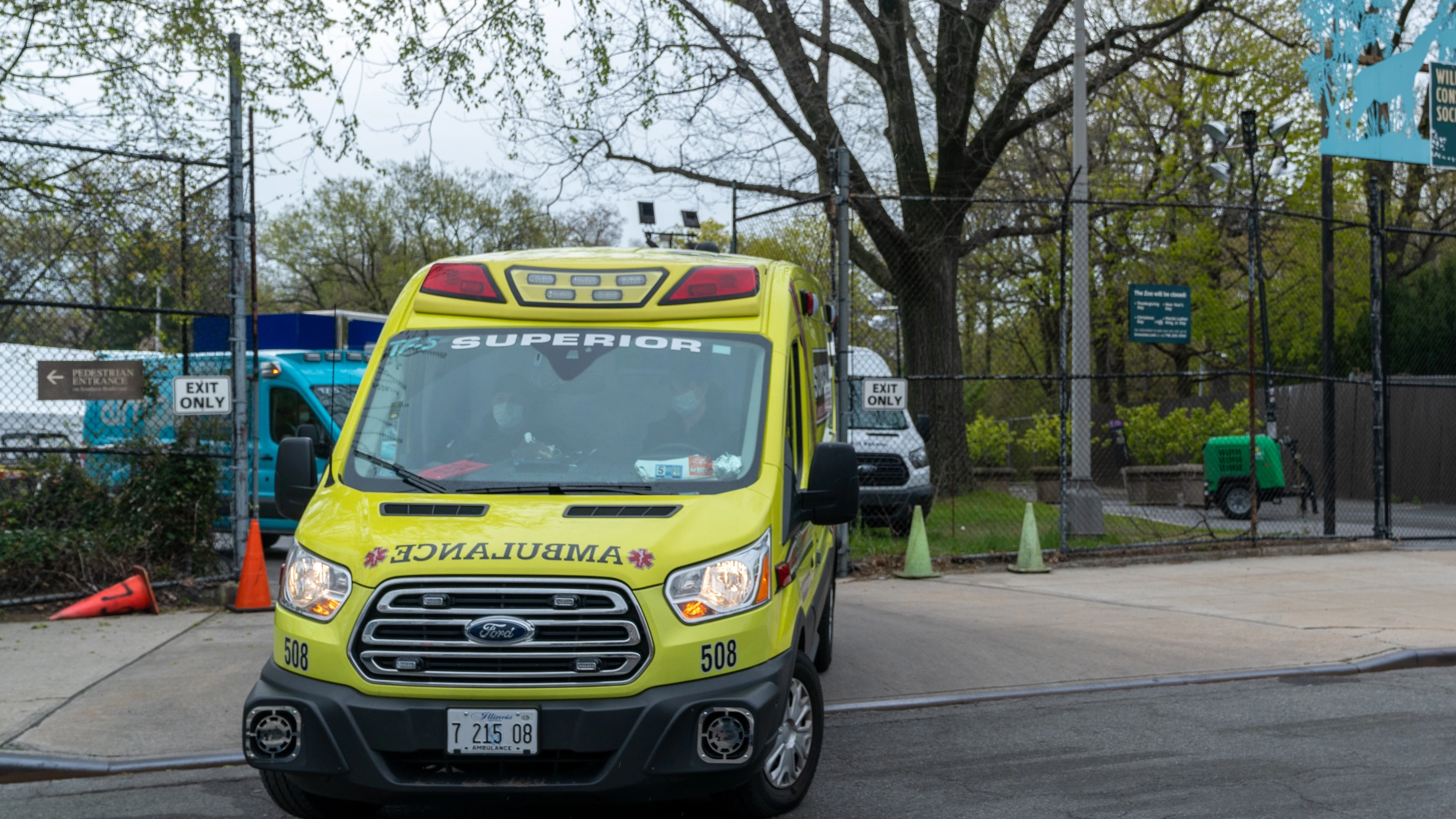 Imagen de archivo de una ambulancia en Estados Unidos