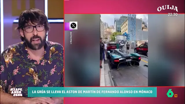 Una grúa se lleva el coche de Fernando Alonso: "Tuvo que regresar desde Mónaco en autobús"