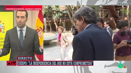Carlos Cuerpo sobre Escrivá Carlos Cuerpo sobre Escrivá