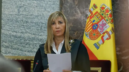 La presidenta del CGPJ y del Tribunal Supremo, Isabel Perelló, este jueves en la apertura del año judicial. La presidenta del CGPJ y del Tribunal Supremo, Isabel Perelló, este jueves en la apertura del año judicial.