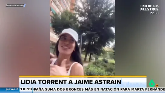 El 'dardo' de Lidia Torrent a Jaime Astrain al hablar de parques infantiles: "Para lo poco que vas, poco podrás opinar" El 'dardo' de Lidia Torrent a Jaime Astrain al hablar de parques infantiles: "Para lo poco que vas, poco podrás opinar"