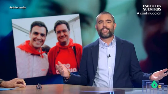 'Dos hombres y un pepiño': Dani Mateo desvela las entrañas de la relación de Sánchez y Óscar López El colaborador repasa todos los altibajos de la relación entre el presidente del Gobierno y el recién estrenado ministro de Transformación Digital. Esta comenzó en Bruselas cuando ambos eran asesores.