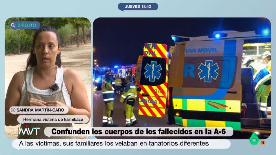 Habla la hermana de una de las v&iacute;ctimas del kamikaze tras confundir sus cuerpos: "No me han pedido disculpas, ni las quiero"
