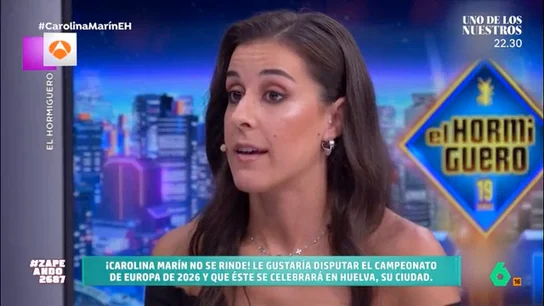 Carolina Marín desvela en El Hormiguero los duros entrenamientos a los que se somete: "Hacemos barbaridades" La jugadora de bádminton ha sido invitada al programa de Antena 3 para explicar cómo se sintió tras la lesión que sufrió en la semifinal de los Juegos Olímpicos de París y cómo afronta su futuro.