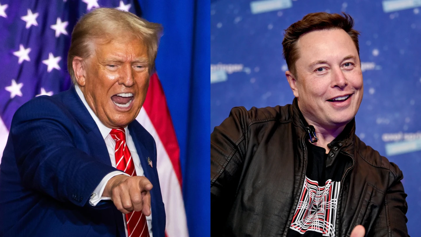 Donald Trump y Elon Musk, en sendas imágenes de archivo Donald Trump y Elon Musk, en sendas imágenes de archivo