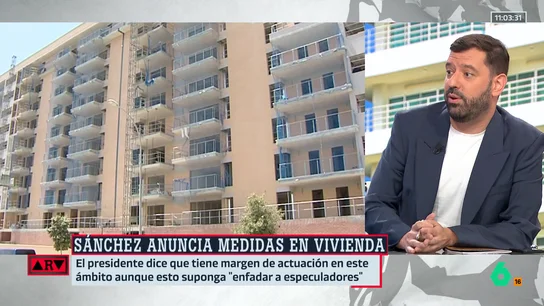 El análisis de Valdivia tras el anuncio de Sánchez sobre vivienda: "La idea es regular muchísimo más el alquiler vacacional" El análisis de Valdivia tras el anuncio de Sánchez sobre vivienda: "La idea es regular muchísimo más el alquiler vacacional"