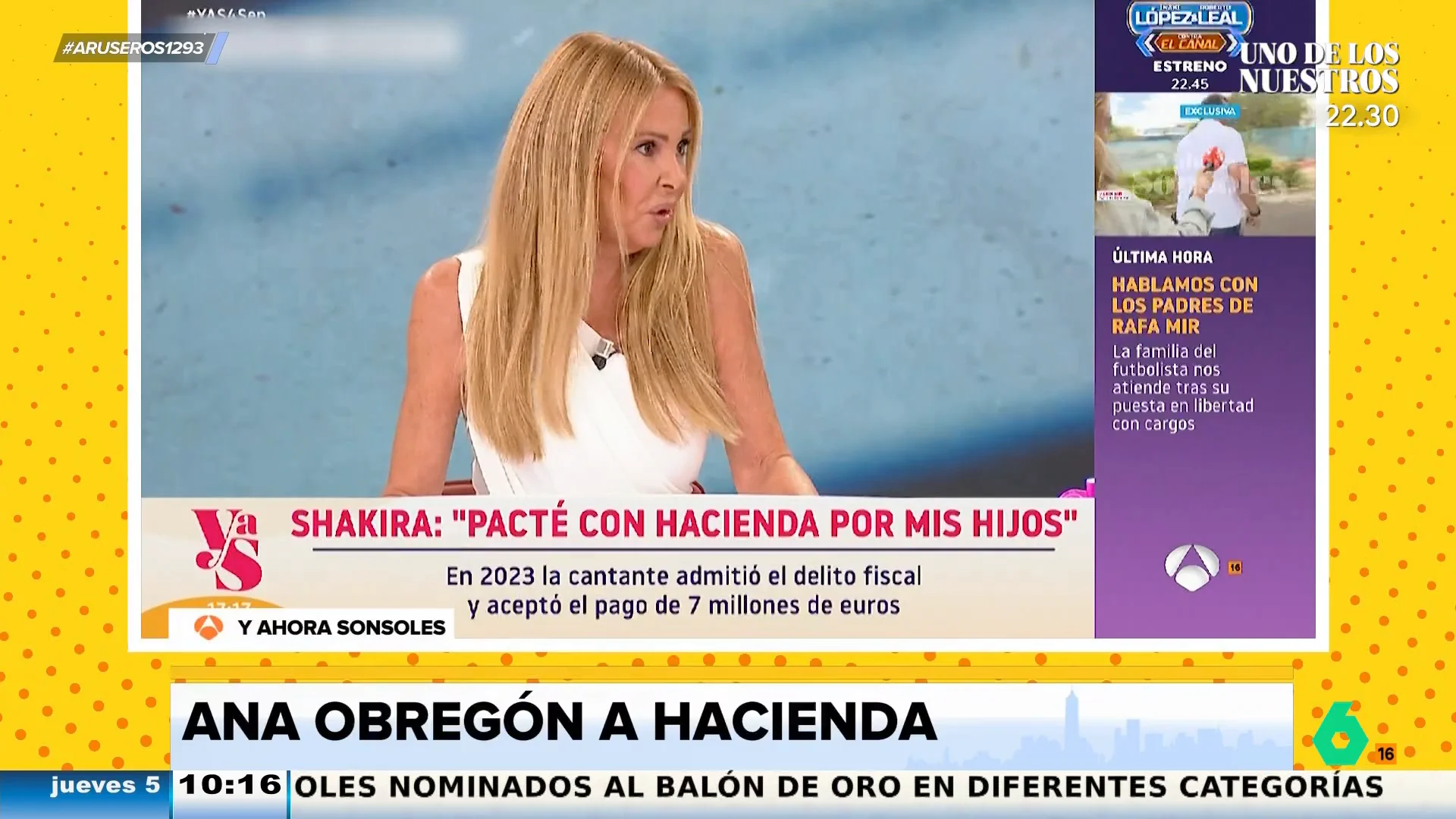 La crítica de Ana Obregón sobre el destino final de los impuestos: "Hacienda nos cruje a todos"