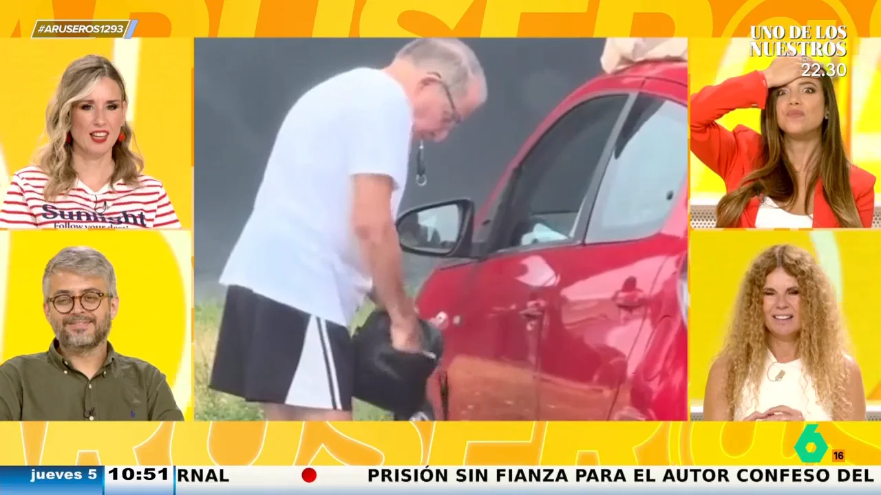 El divertido despiste de un señor al pensar que ha perdido las llaves del coche cuando las lleva colgadas