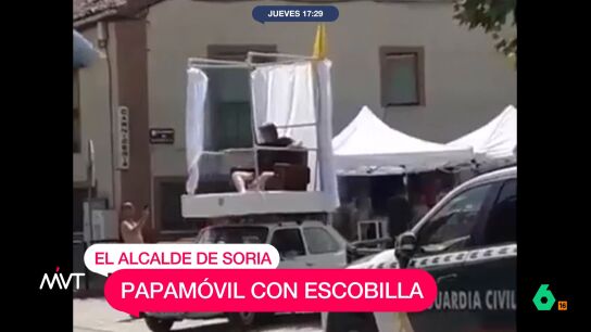 alcalde de Soria papamovil