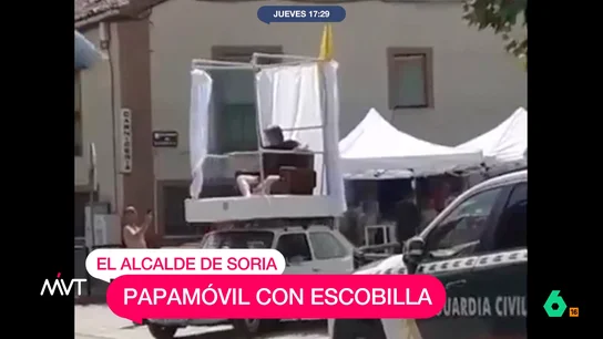 alcalde de Soria papamovil alcalde de Soria papamovil