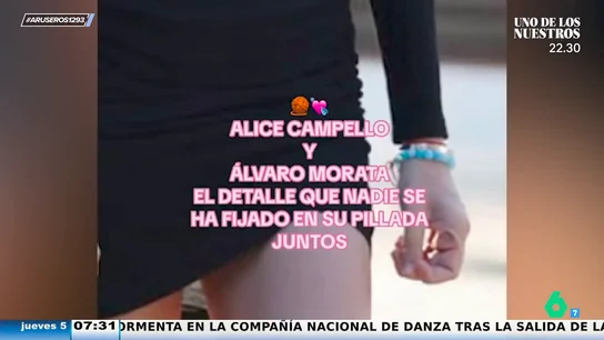 Jabifus analiza las pulseras de hilo rojo de Alice Campello en sus fotos con Álvaro Morata: "La pobre está sufriendo el duelo" Jabifus analiza las pulseras de hilo rojo de Alice Campello en sus fotos con Álvaro Morata: "La pobre está sufriendo el duelo"