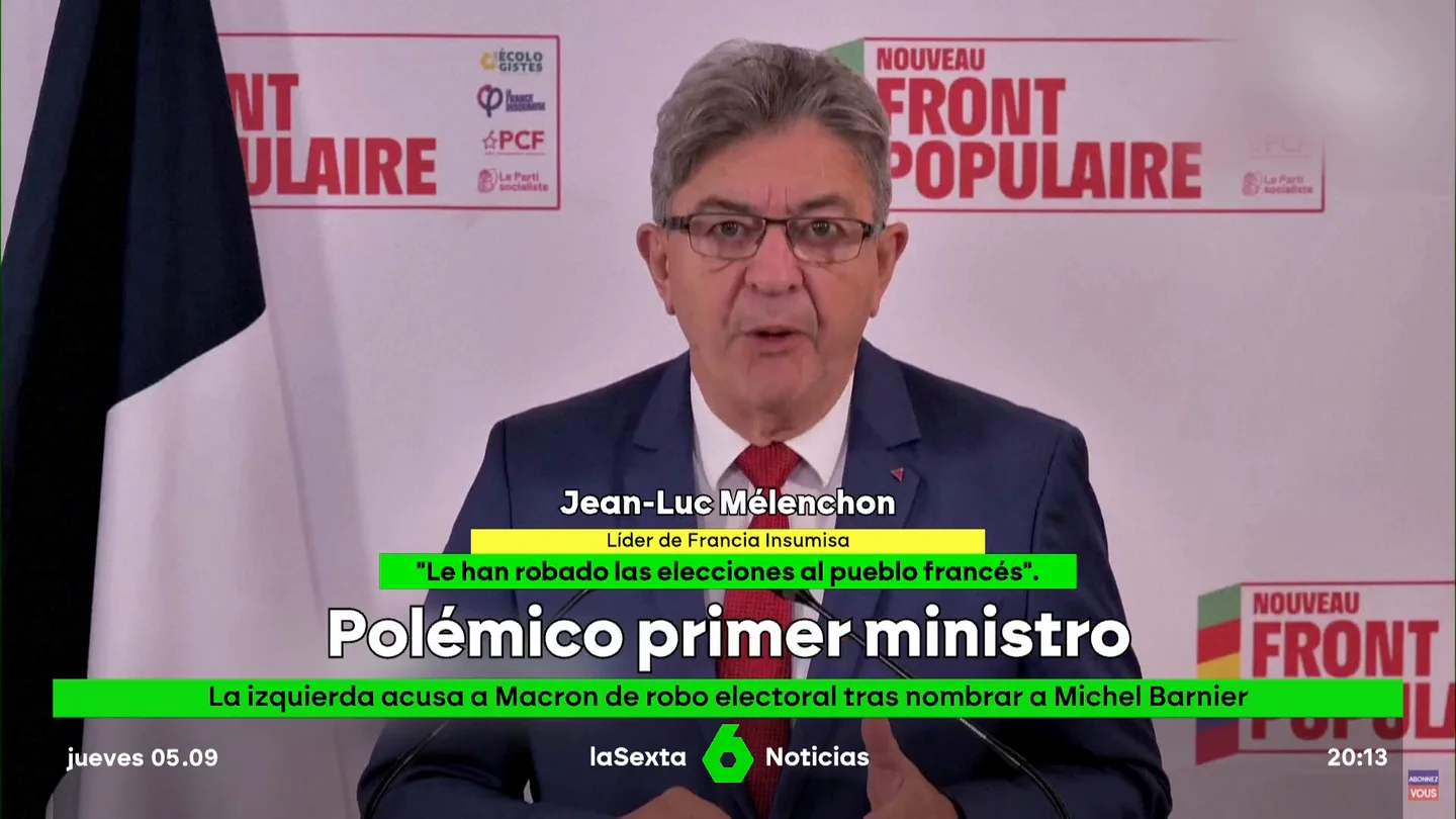izquieda acusa a Macron izquieda acusa a Macron
