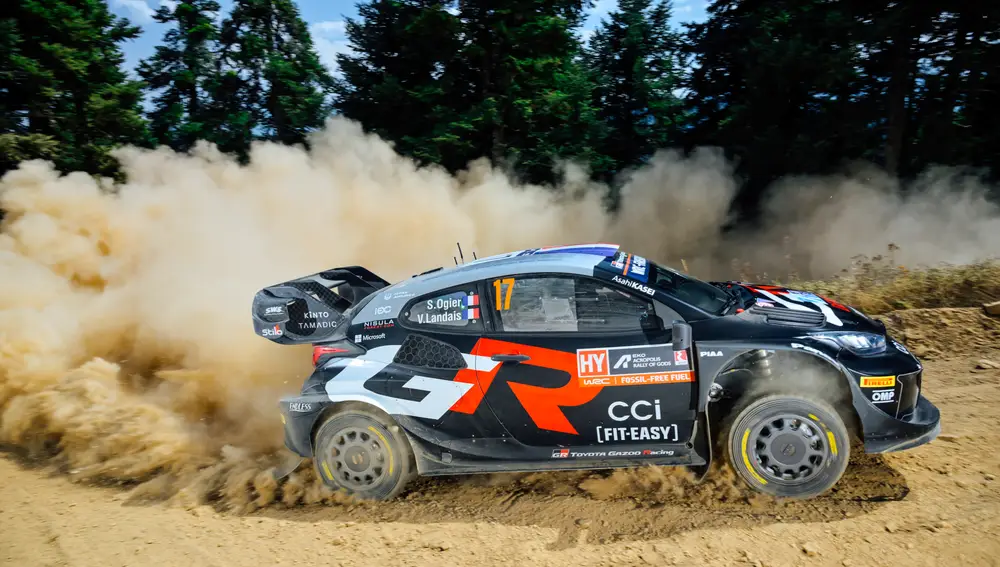 Problemas de turbo retrasaron a Evans y a Ogier Problemas de turbo retrasaron a Evans y a Ogier