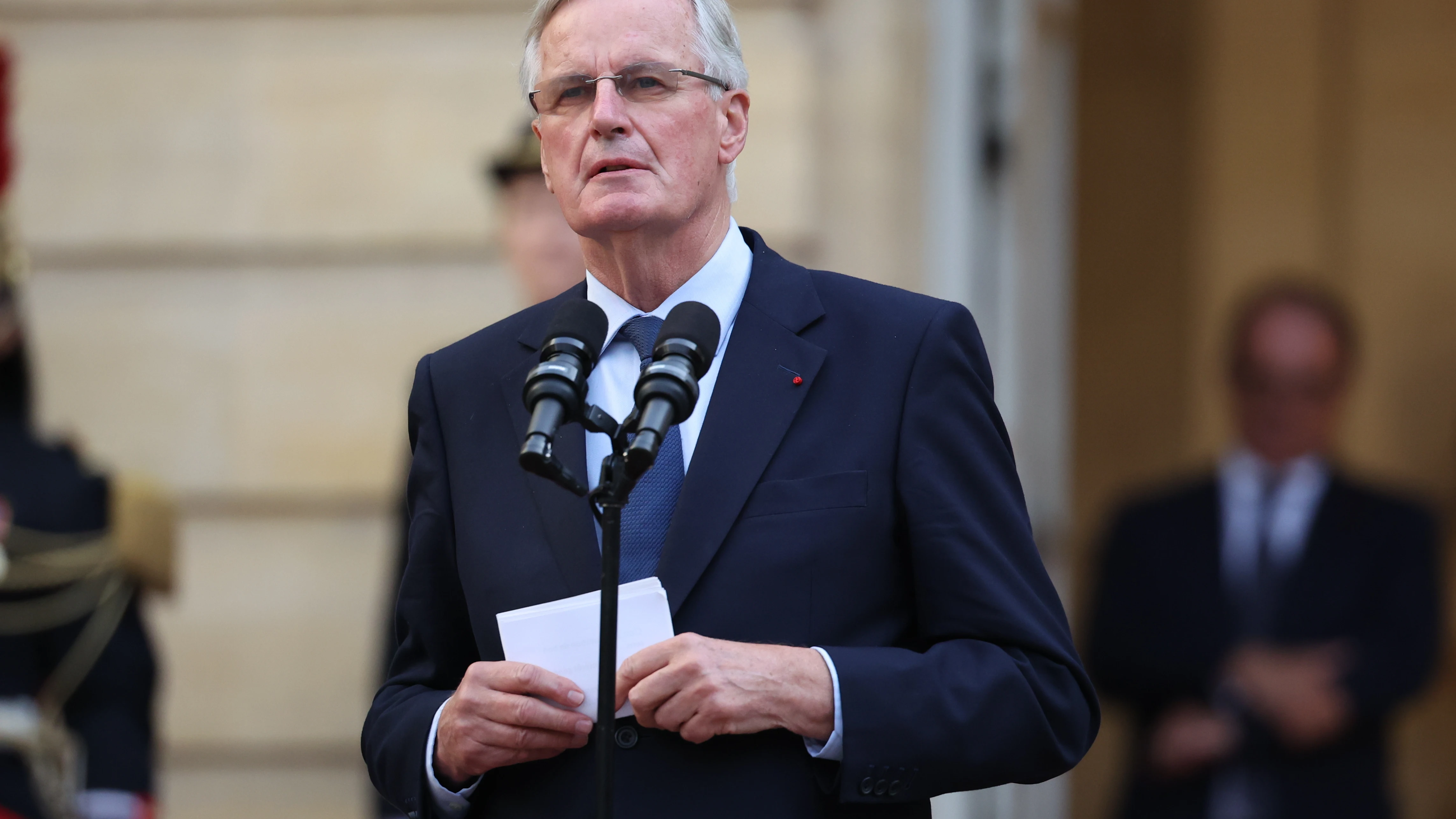 El primer ministro francés, Michel Barnier