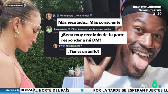 El tonteo viral entre Jennifer Lopez y el jugador de baloncesto Jimmy Butler: "¿Tienes un anillo?" El tonteo viral entre Jennifer Lopez y el jugador de baloncesto Jimmy Butler: "¿Tienes un anillo?"