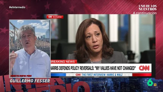 Guillermo Fesser, del cambio de Joe Biden por Kamala Harris: "En la Casa Blanca no hay que aguantar a un niño caprichoso" Guillermo Fesser, del cambio de Joe Biden por Kamala Harris: "En la Casa Blanca no hay que aguantar a un niño caprichoso"