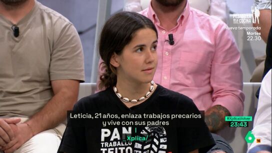 Leticia V&aacute;zquez, joven precaria