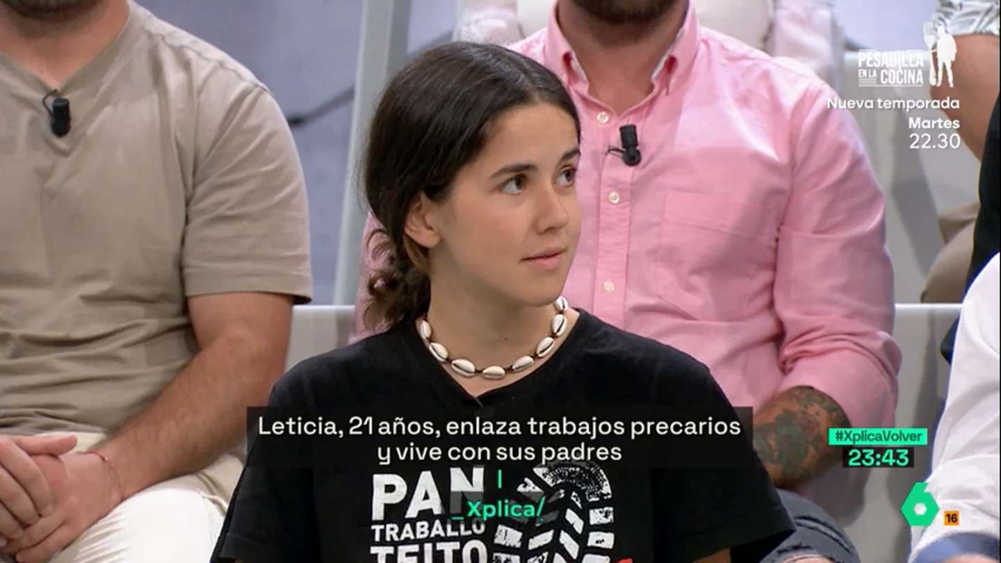 Leticia Vázquez, joven precaria Leticia Vázquez, joven precaria