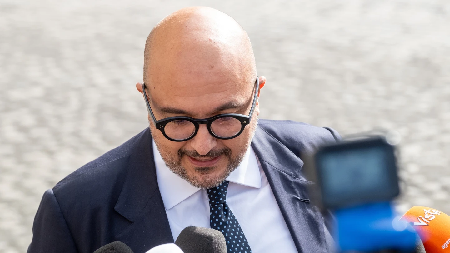 El exministro de Cultura de Italia, Gennaro Sangiuliano, en una imagen de archivo El exministro de Cultura de Italia, Gennaro Sangiuliano, en una imagen de archivo