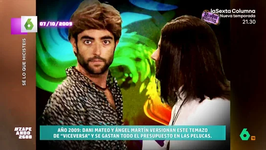 Dani Mateo recuerda su particular versión de la canción 'Ella' de Viceversa: "Esta mierda se me ocurrió a mí" El presentador de Zapeando y Ángel Martín protagonizaron un sketch en el programa de laSexta 'Sé lo que hicisteis'.