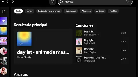 Acceder a Spotify daylist Acceder a Spotify daylist