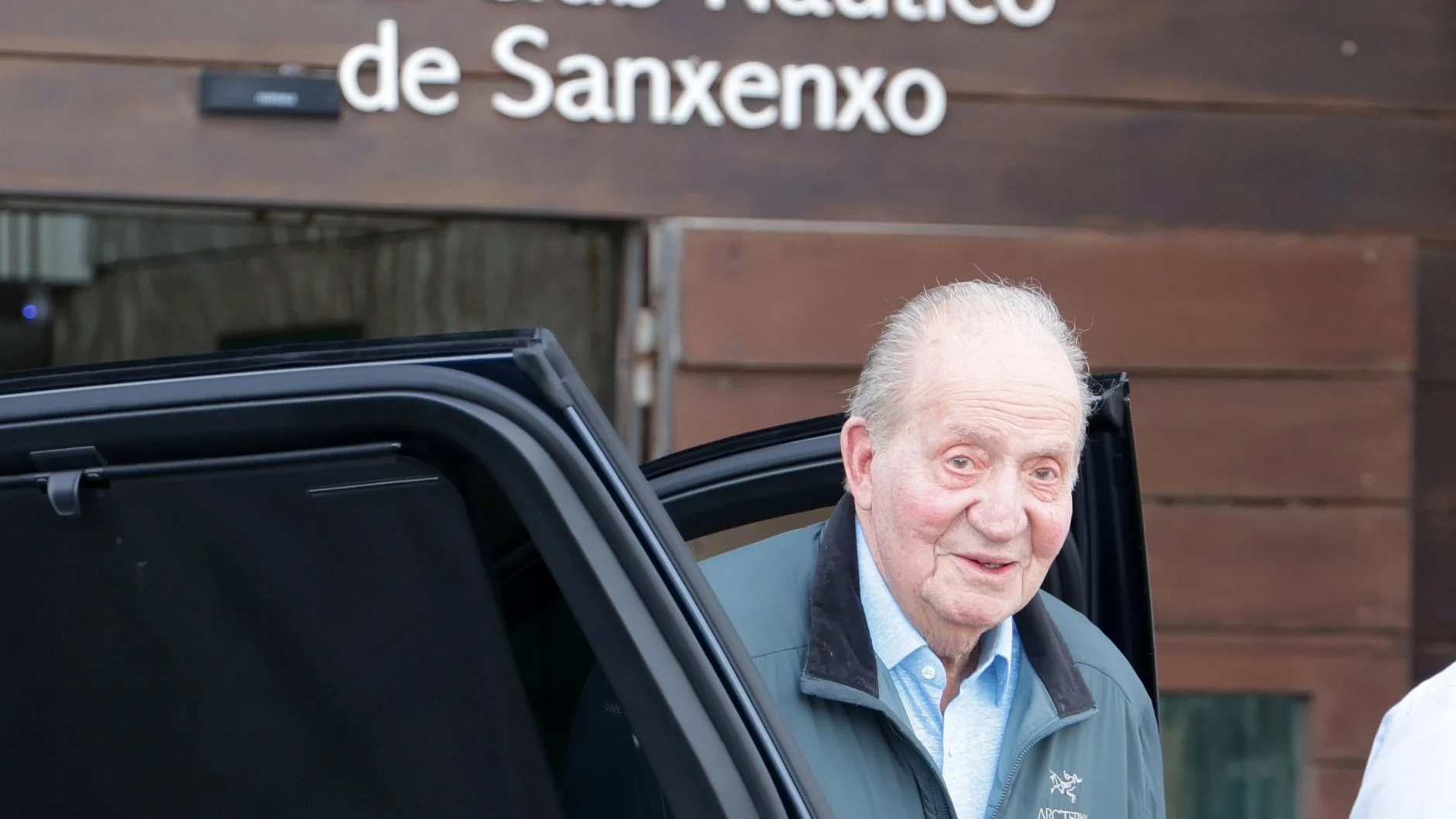 El rey Juan Carlos I en el Real Club Náutico de Sanxenxo, en una imagen de archivo