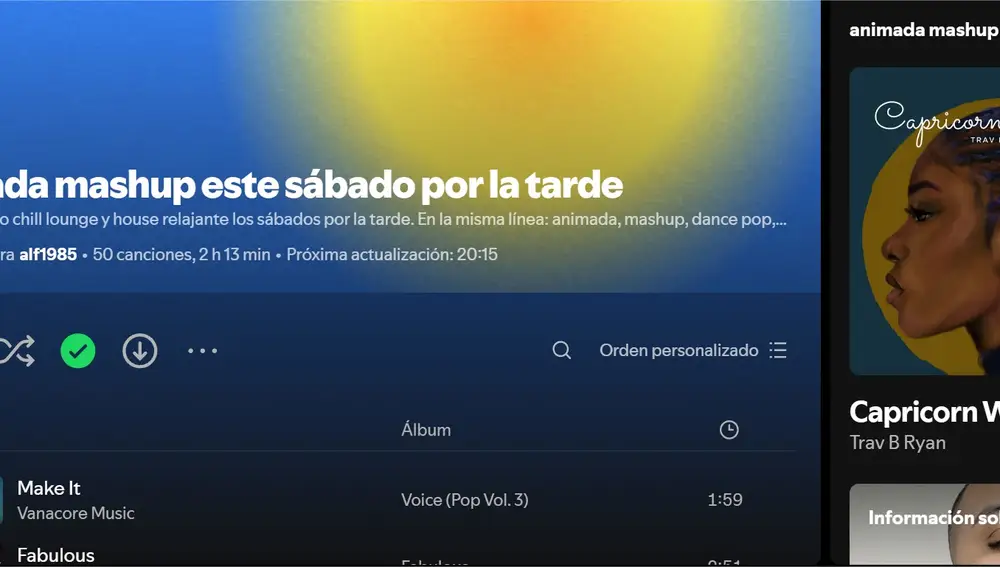 Daylist personalizada de Spotify Daylist personalizada de Spotify
