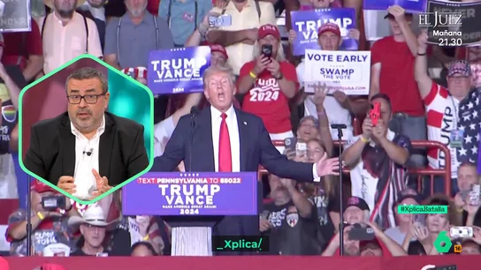 Pedro Rodríguez analiza el "mal verano" de Trump: "Es irónico, lo mejor que le ha ocurrido es que le intentaran asesinar" Pedro Rodríguez analiza el "mal verano" de Trump: "Es irónico, lo mejor que le ha ocurrido es que le intentaran asesinar"