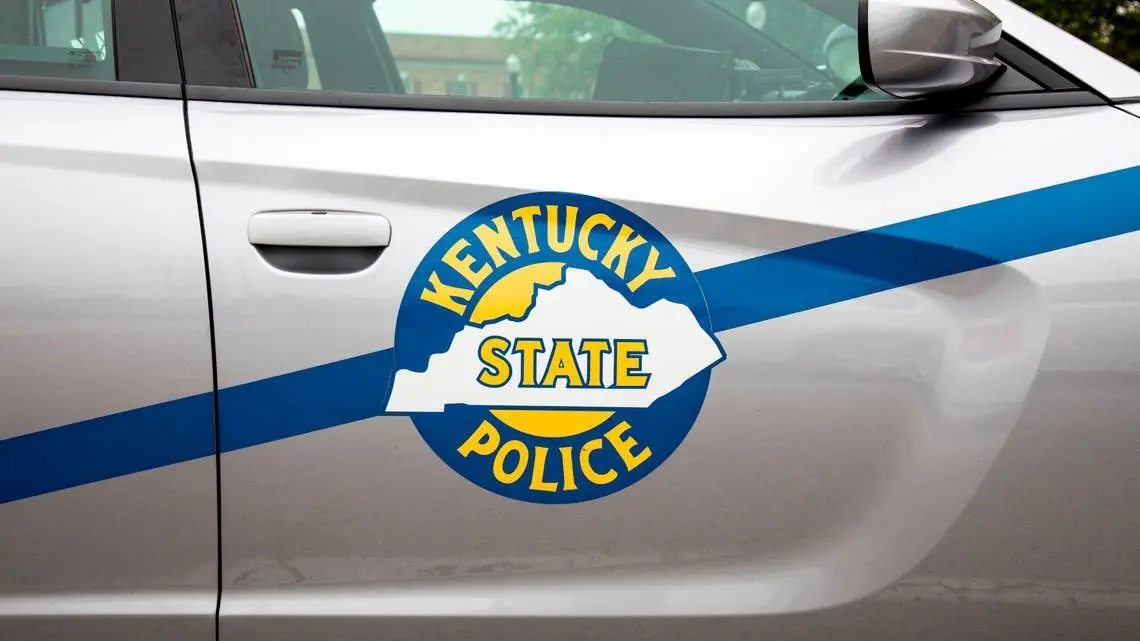 Foto de archivo de un coche de la policía estatal de Kentucky Foto de archivo de un coche de la policía estatal de Kentucky