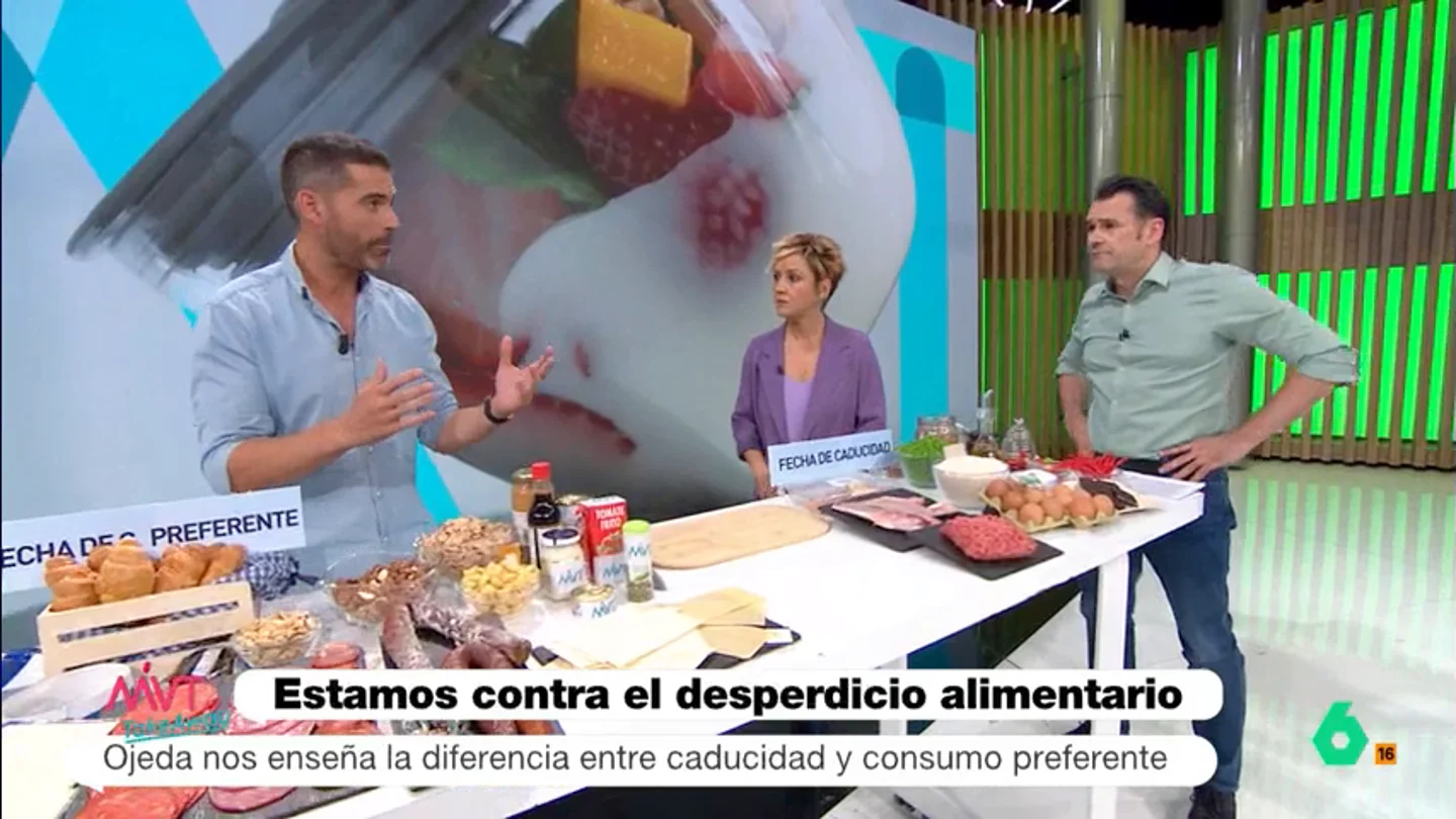 El nutricionista Pablo Ojeda explica la diferencia entre la fecha de caducidad y la de consumo preferente El nutricionista Pablo Ojeda explica la diferencia entre la fecha de caducidad y la de consumo preferente