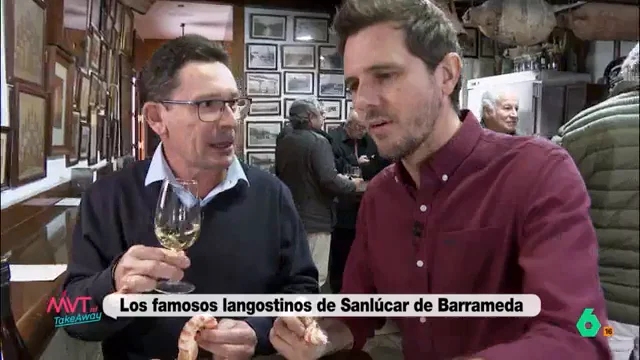 Luis Calero prueba los famosos langostinos de Sanlúcar de Barrameda: "Tienen una pinta espectacular"