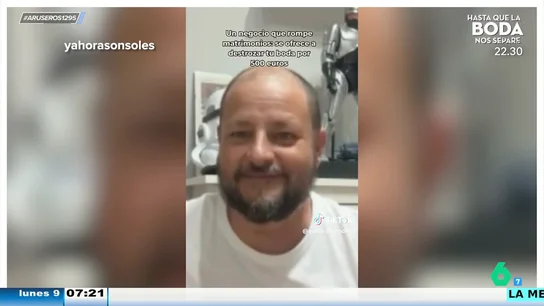 El nuevo negocio viral que ofrece destrozar una boda a cambio de 500 euros: "Cada guantazo son 50 euros" El nuevo negocio viral que ofrece destrozar una boda a cambio de 500 euros: "Cada guantazo son 50 euros"