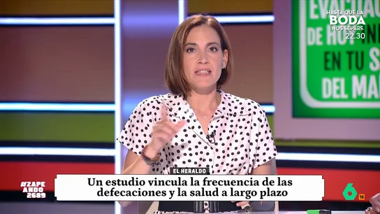 Boticaria García desvela cuántas deposiciones hay que hacer a la semana para que se considere que se sufre estreñimiento La farmacéutica desvela que, según un estudio, "la frecuencia con la que las personas defecan puede tener gran influencia en la salud".