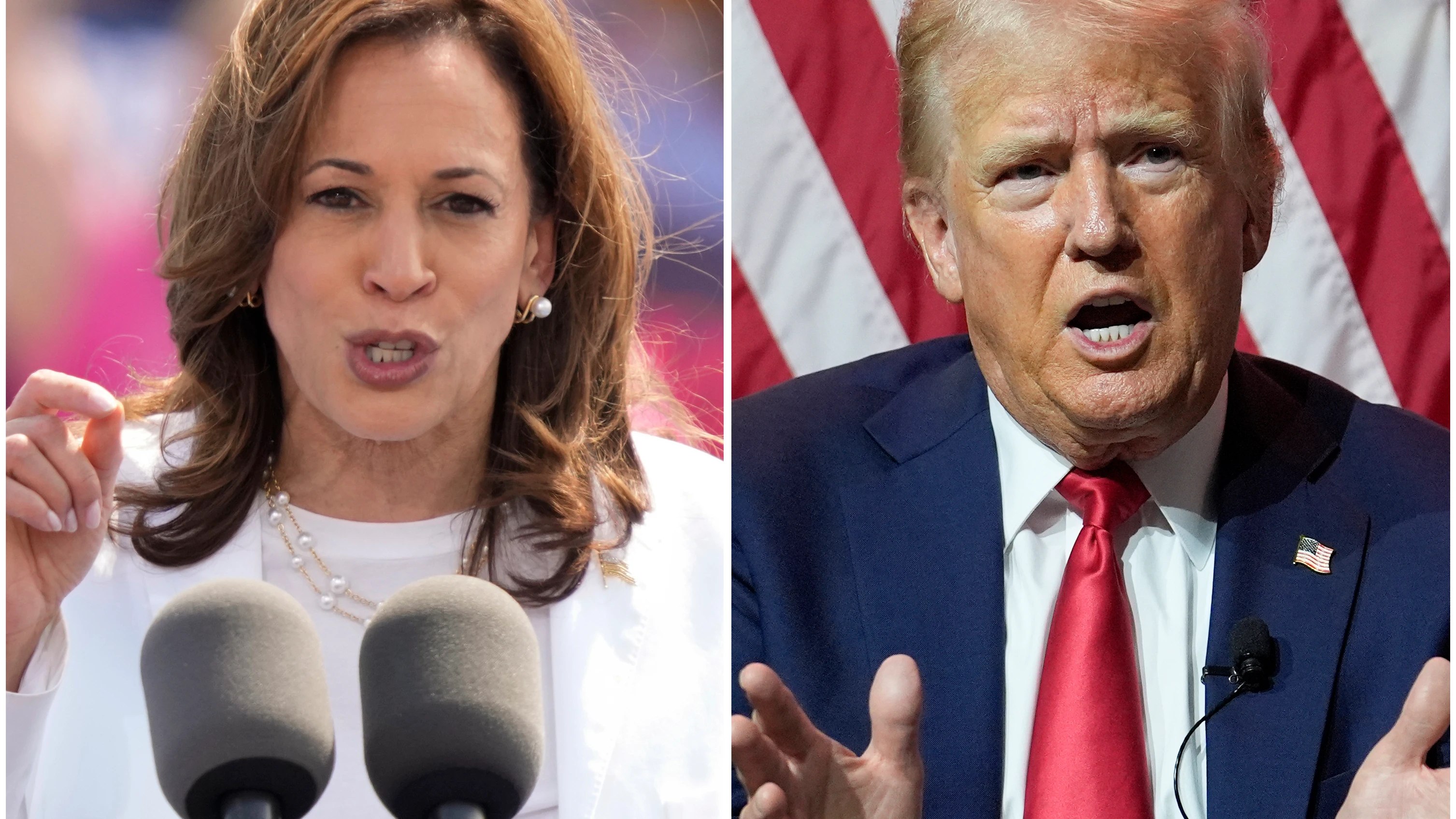 Kamala Harris y Donald Trump, candidatos a la Casa Blanca