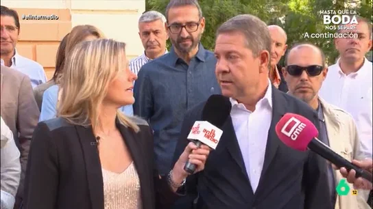 García-Page no sabe de qué hablar con Sánchez: "Solía preguntar por la familia, pero ahora no sé si es el mejor momento" García-Page no sabe de qué hablar con Sánchez: "Solía preguntar por la familia, pero ahora no sé si es el mejor momento"