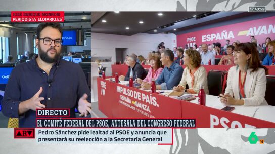 Monrosi desvela una de las frases que Pedro S&aacute;nchez les ha dicho a los barones del PSOE: "Si aspir&aacute;is a ganar las elecciones..."