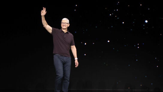 El consejero delegado de Apple, Tim Cook, durante un evento.