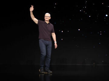 El consejero delegado de Apple, Tim Cook, durante un evento.