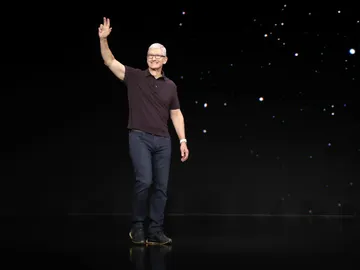 El consejero delegado de Apple, Tim Cook, durante un evento. El consejero delegado de Apple, Tim Cook, durante un evento.