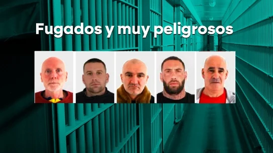 Imagen de los cinco presos fugados en Portugal Imagen de los cinco presos fugados en Portugal