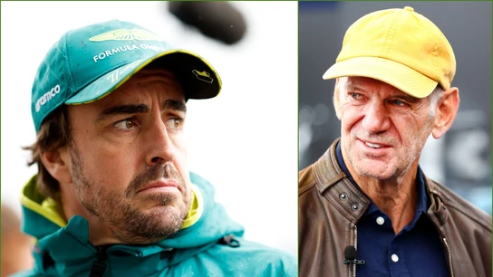Fernando Alonso y Adrian Newey Fernando Alonso y Adrian Newey