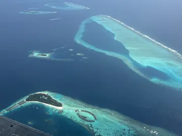 Islas Maldivas desde el aire Islas Maldivas desde el aire