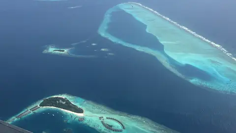 Islas Maldivas desde el aire Islas Maldivas desde el aire