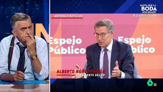 Wyoming, al oír a Feijóo hablar de la financiación autonómica Wyoming intenta entender las reflexiones de Alberto Núñez Feijóo sobre la financiación autonómica y las analiza paso a paso en este vídeo de El Intermedio, donde llega a la conclusión de que "la deuda no es de nadie y de todos a la vez".