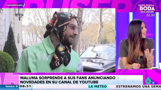 Alfonso Arús, al saber que Maluma contará cosas de su vida privada en YouTube: "Mira cómo me pongo un pañuelo como si fuera la Blasa" Alfonso Arús, al saber que Maluma contará cosas de su vida privada en YouTube: "Mira cómo me pongo un pañuelo como si fuera la Blasa"