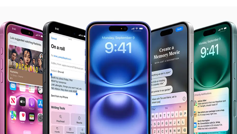 iPhone 16 con Apple Intelligence iPhone 16 con Apple Intelligence