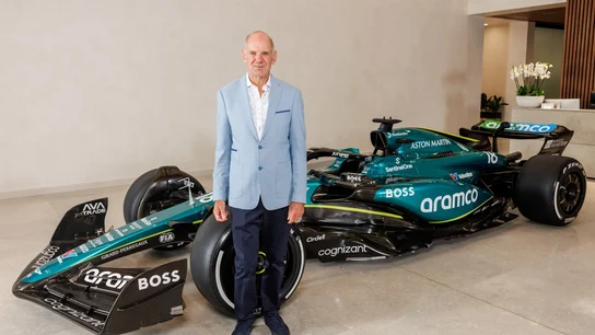 La primera imagen de Adrian Newey con Aston Martin La primera imagen de Adrian Newey con Aston Martin