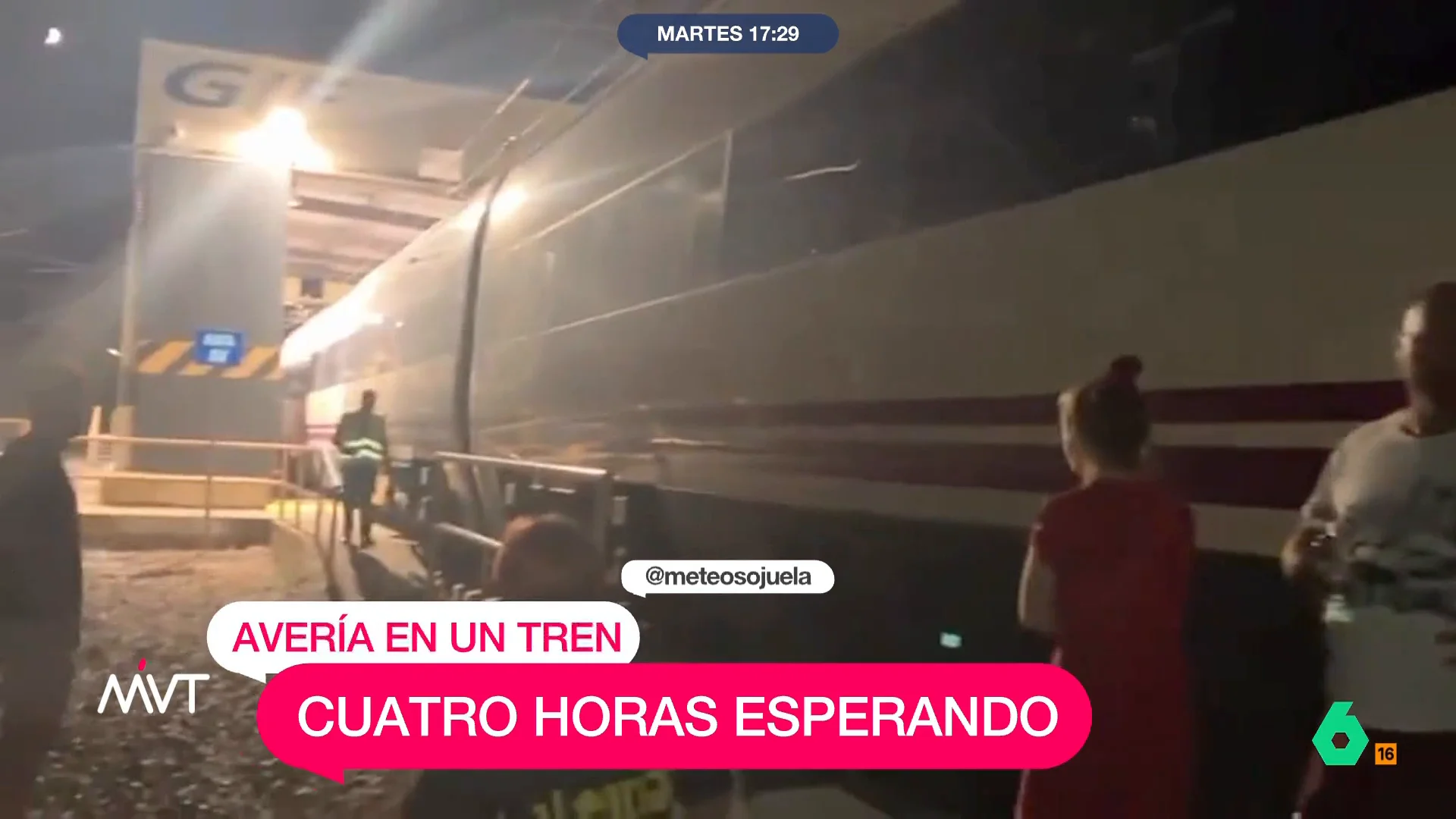 nueva avería en un tren