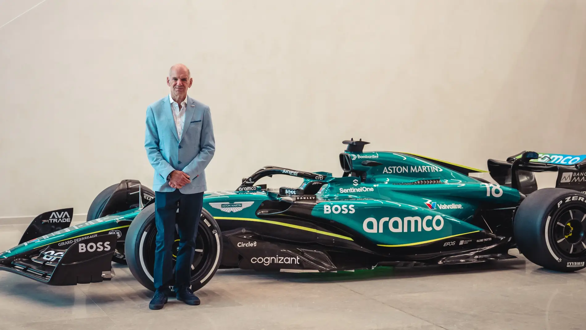 Aston Martin ya tiene a su otra estrella de la Fórmula 1, Adrian Newey  Aston Martin ya tiene a su otra estrella de la Fórmula 1, Adrian Newey